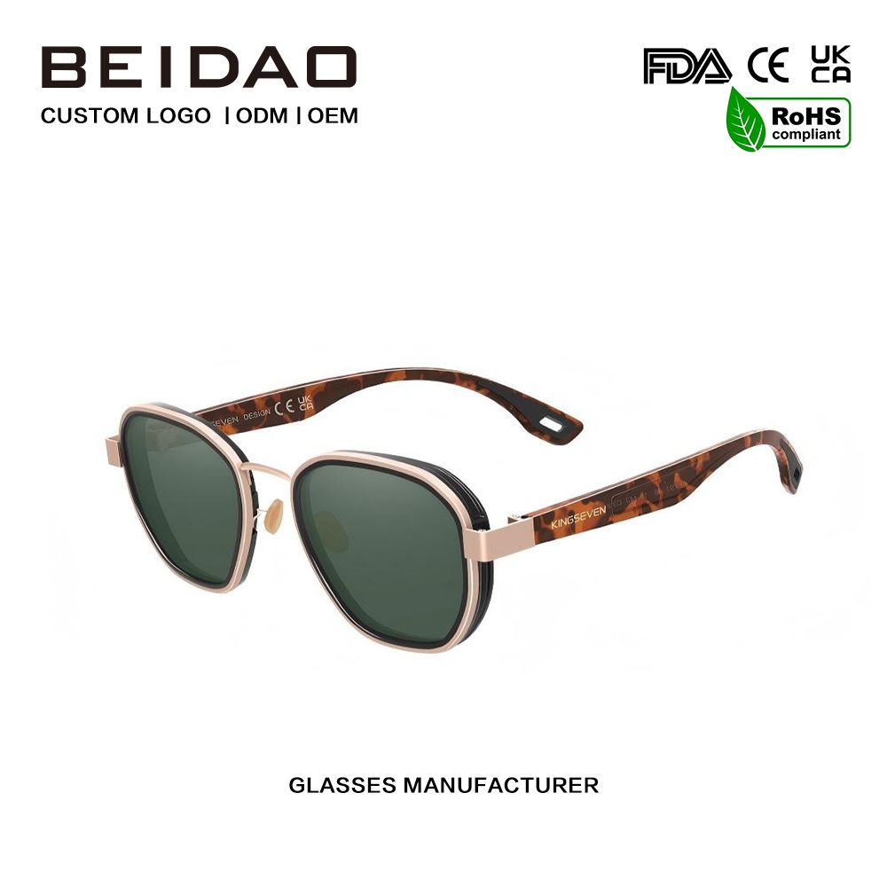 क्लासिक रिफ्लेक्टीव्ह ॲल्युमिनियम पोलराइज्ड सनग्लासेस