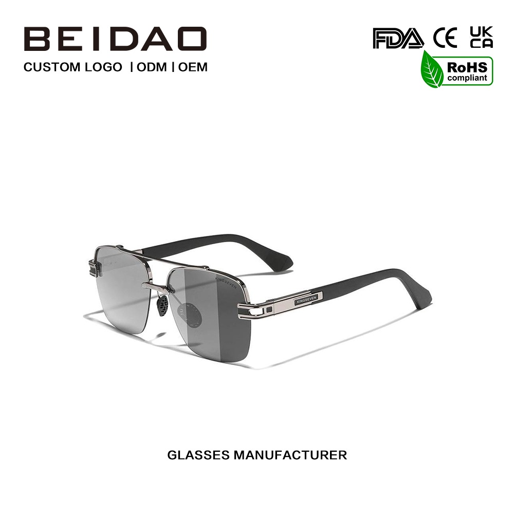 रंगीत UV400 रेट्रो पोलराइज्ड सनग्लासेस