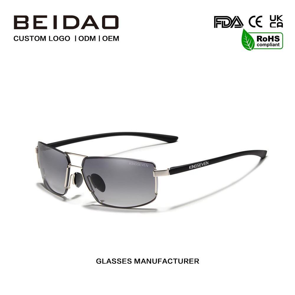 लक्झरी ॲल्युमिनियम पोलराइज्ड सनग्लासेस